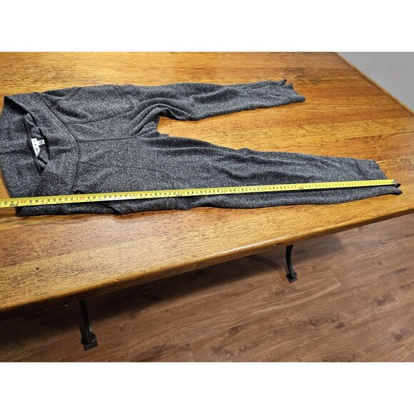Cabi Leggings Grey Heathered Ankle Zipper Size Medium Athleisure - Picture 8 of 9